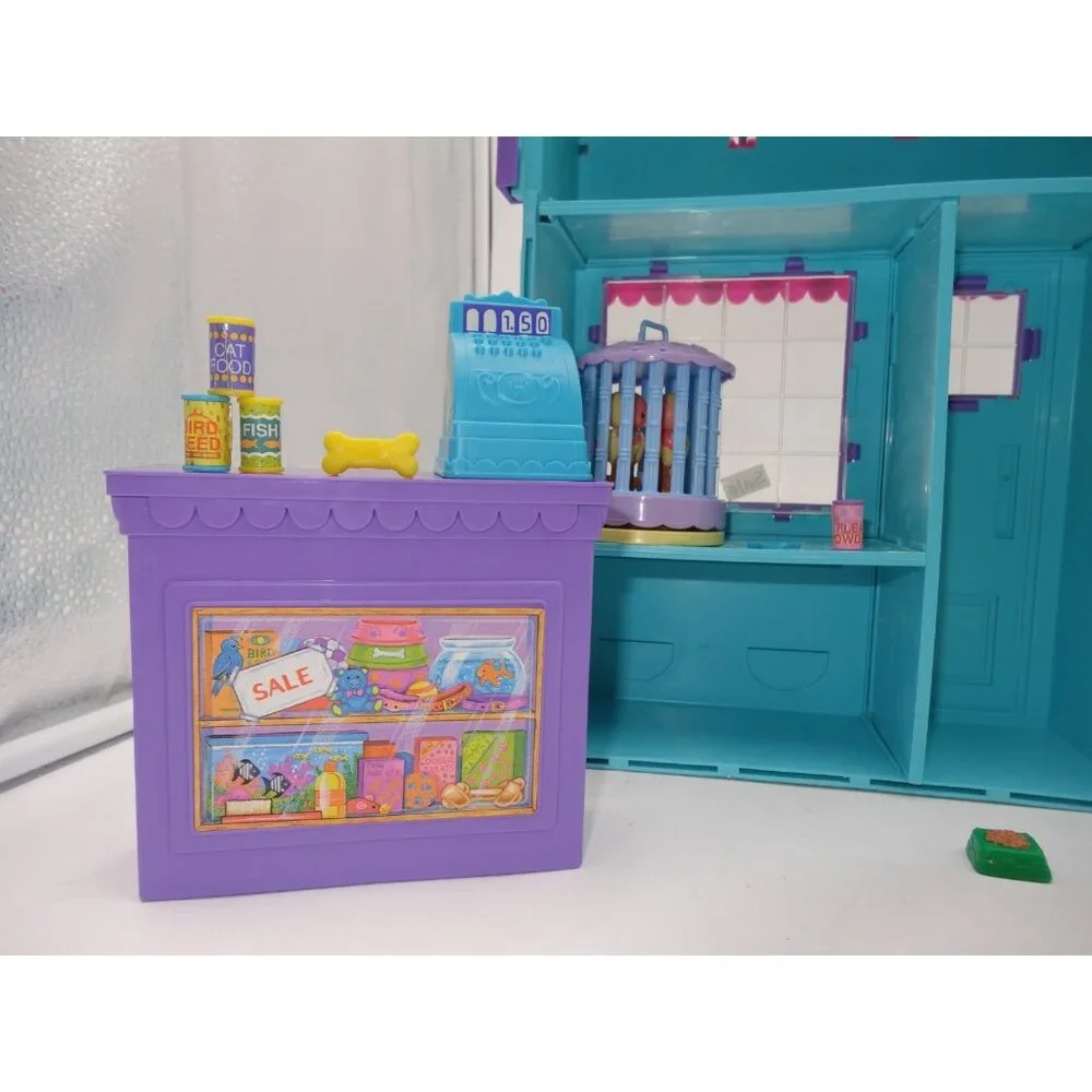 Littlest Pet Shop LPS Store Carrying Case Lovebirds and accessories VINTAGE 1992